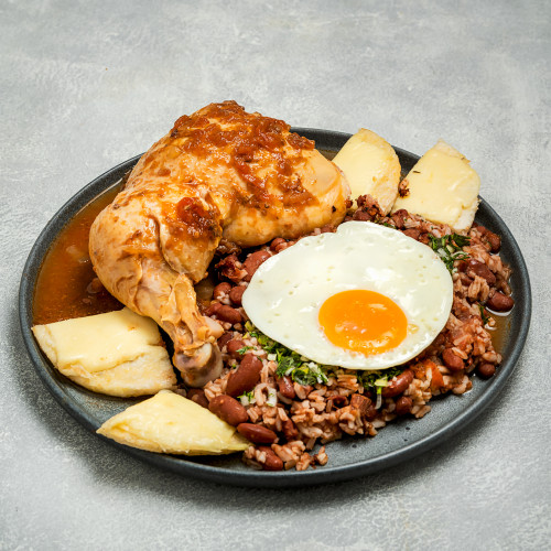 Calentado Tradicional + Sudado de Pollo