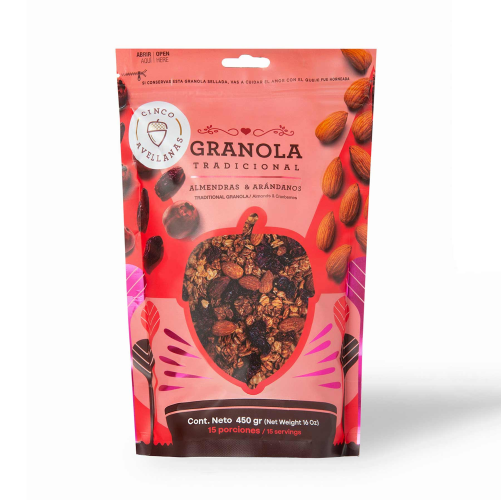 Granola Tradicional Cinco Avellanas 450g