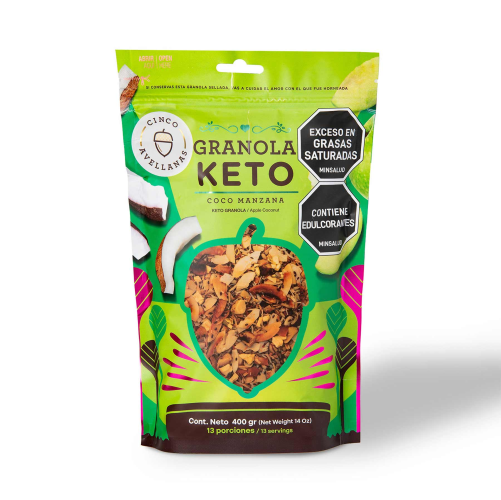 Granola Keto Coco Manzana 400g