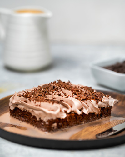 Porción Genovesa de Brownie